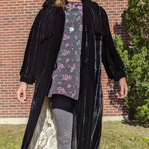 black velvet jacket, 1930s vintage